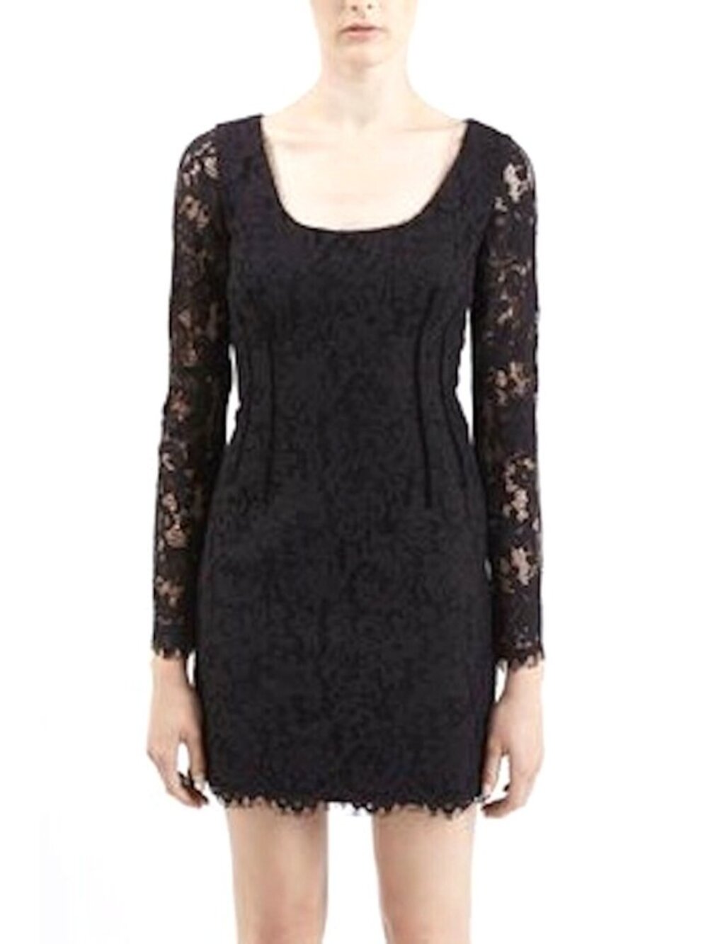 Topshop by Unique Couture Womens Oakham Lace Shift Cocktail Dress 6